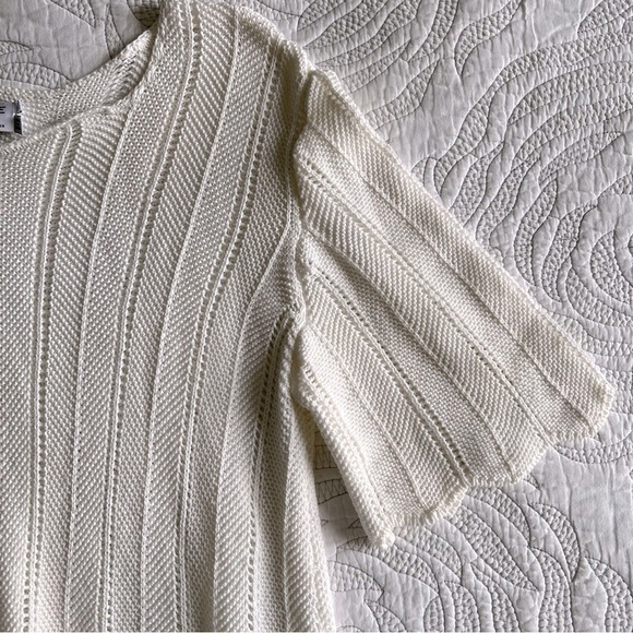 FRAME - Crochet Boxy Top - White - Picture 4 of 11